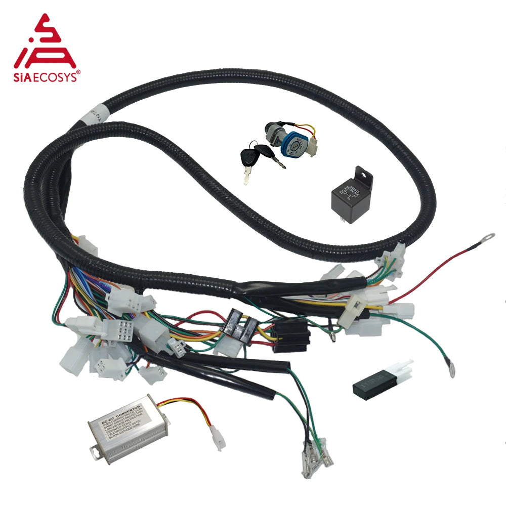 Fardriver Controller Electric Motorcycle System Wiring Cable For Hall and Encoder Version
