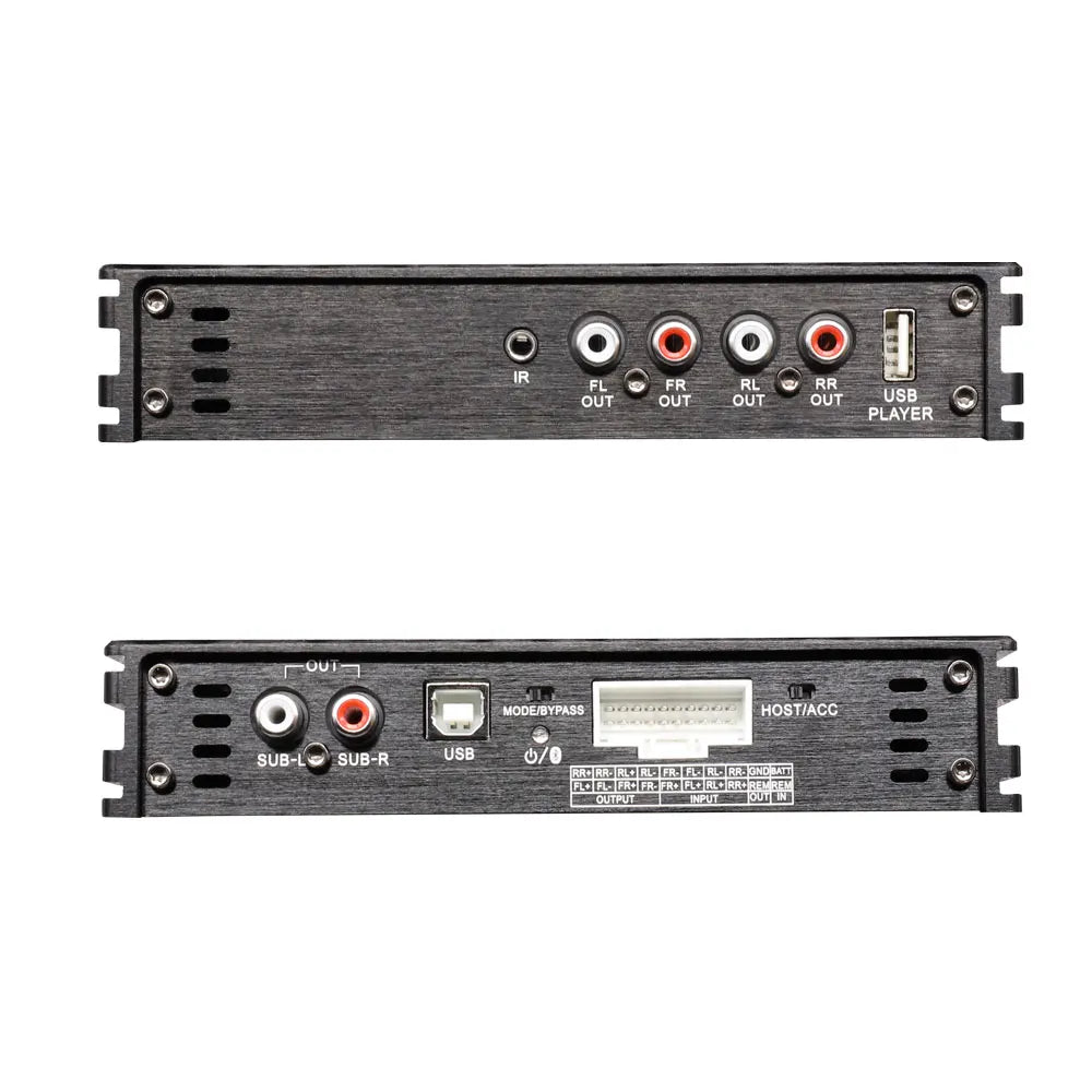wiring harness 4X150W Car DSP amplifier with android Software app car radio sound upgrade digital audio signal processor