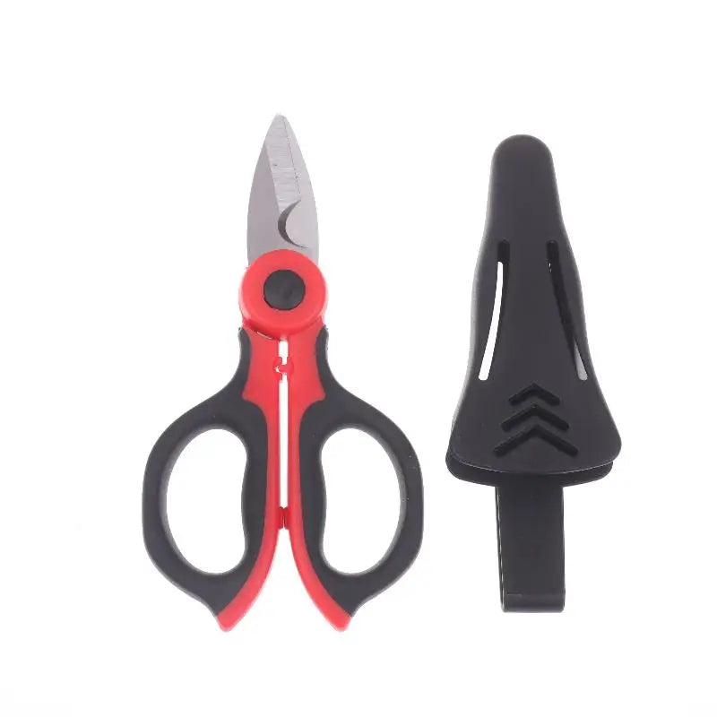 »Industrial-grade Heavy-duty Cable Cutters Electrician's Shears, Non-slip Manual Wire Strippers, Household Shears (with Sheath)
