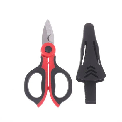 »Industrial-grade Heavy-duty Cable Cutters Electrician's Shears, Non-slip Manual Wire Strippers, Household Shears (with Sheath)