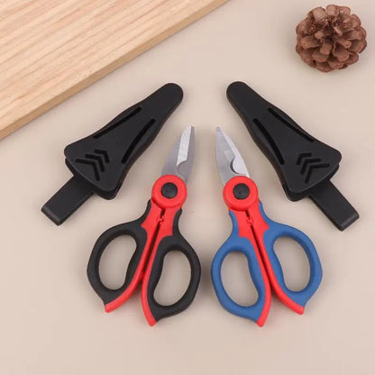 »Industrial-grade Heavy-duty Cable Cutters Electrician's Shears, Non-slip Manual Wire Strippers, Household Shears (with Sheath)