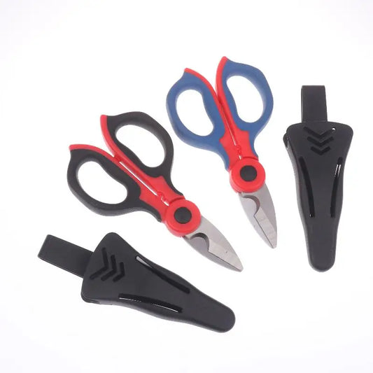 »Industrial-grade Heavy-duty Cable Cutters Electrician's Shears, Non-slip Manual Wire Strippers, Household Shears (with Sheath)