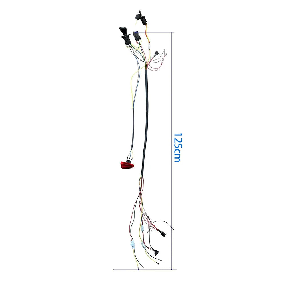 6V 12V 24V DIY Wire Harness Electric Conversion Kit Electric DIY Wires Control Switch Toys Car Vehicle Switch