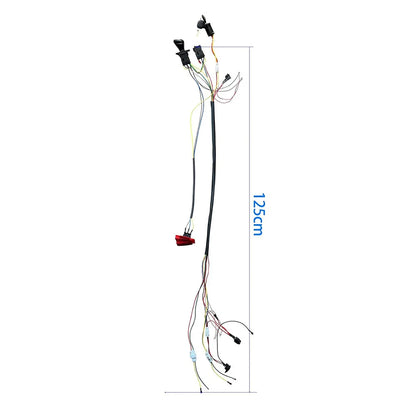 6V 12V 24V DIY Wire Harness Electric Conversion Kit Electric DIY Wires Control Switch Toys Car Vehicle Switch